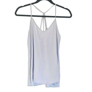Abercrombie & Fitch Flowy Top Size Small Light Blue Strappy
